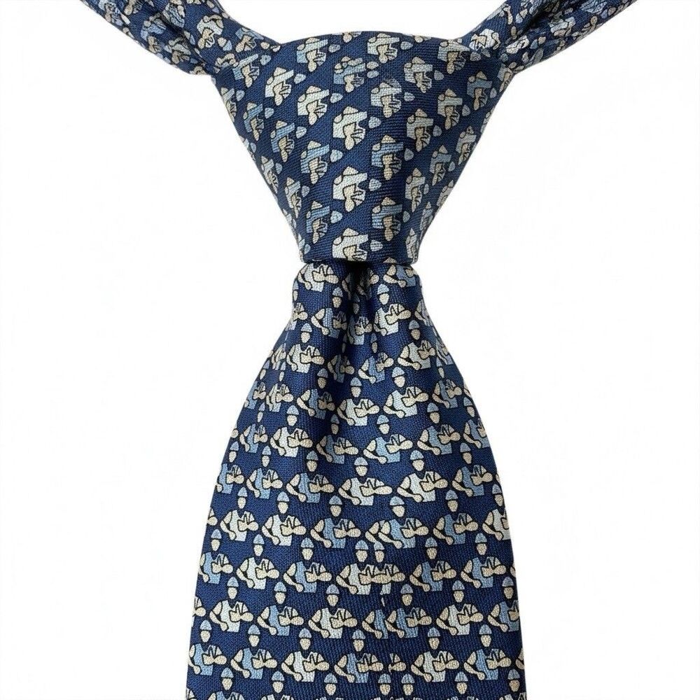 Vineyard Vines Custom Collection Men's Silk Tie The Doe Fund Ready Willing Able - Picture 1 of 9